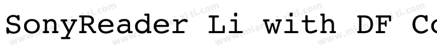 SonyReader Li with DF Combined字体转换